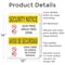 Signmission Gun Free Drug Free Zone Bilingual OSHA Security Notice Sign, Aluminum, 10in W x 14in L, 2PK OS-2PACK-SN-A-1014-L-11543 - alternate 2